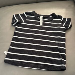 Monochrome Striped Kids Tee